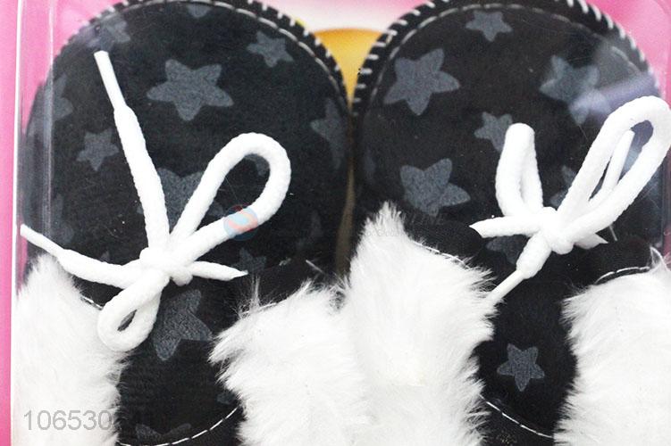 Fashion Warm Plush Inside Baby Infant Shoes Toddler Shoes