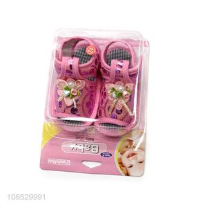 Best Sale Newborn Baby Soft Sole Toddler Girls Flat Sandals