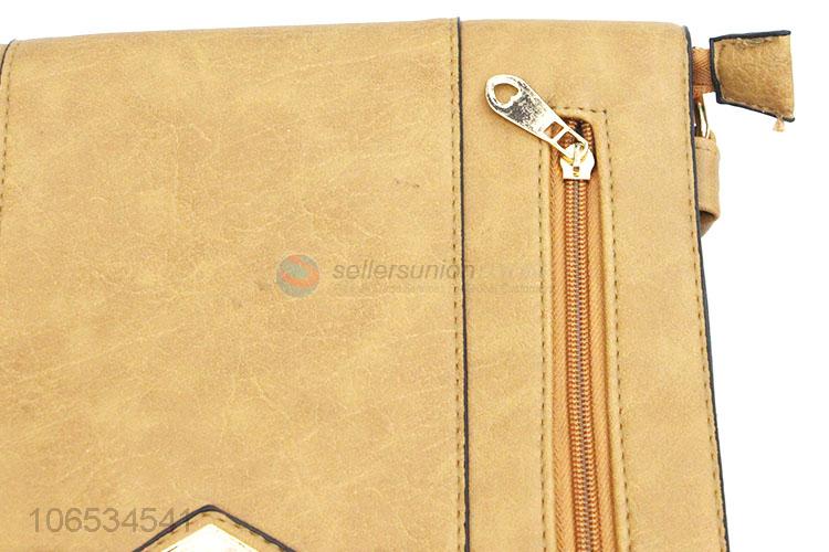 Wholesale High Quality Women Pu Leather Flap Crossbody Bag