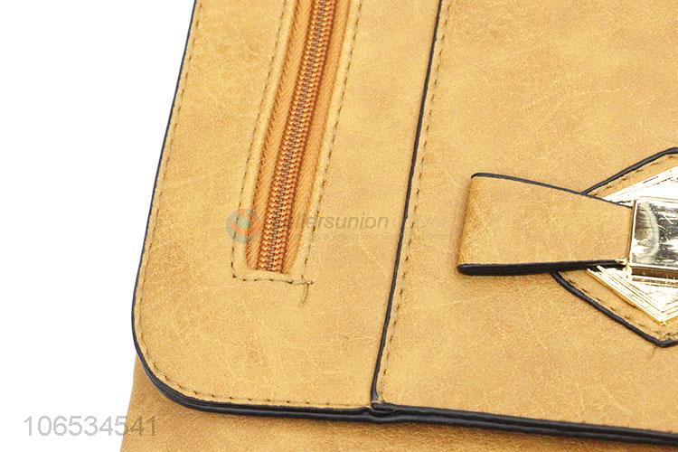 Wholesale High Quality Women Pu Leather Flap Crossbody Bag