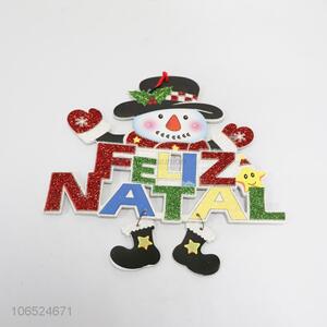Cartoon Design Letters Christmas Decoration Festival Ornament