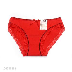 Wholesale Sexy Daily Underwear Comfortable Women Panties With Lace Decoration