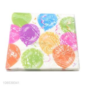 High sales fancy design decorative printed paper napkin