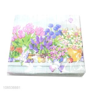 Wholesale price hotel and restaurant use printed paper napkins