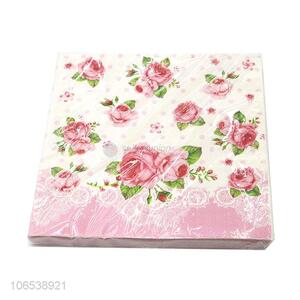 Professional supply custom printed dinner paper napkins for hotel