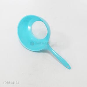 Good quality colored long handle plastic funnel with strainer