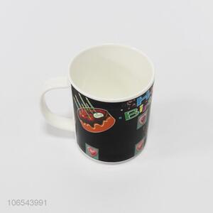 Custom printing 280ml magic color changing ceramic cup coffee cup
