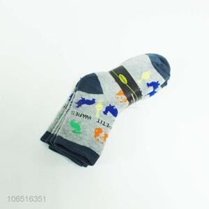 Competitive price 3pcs breathable polyester children boys socks
