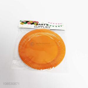 Low price party supplies disposable round paper plates