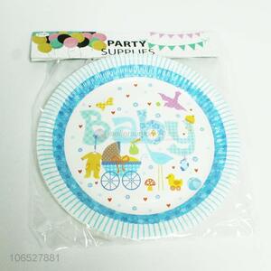 Custom 10 Pieces Colorful Disposable Paper Plate