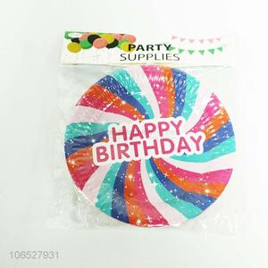 High Quality 10 Pieces Colorful Party Paper Plate