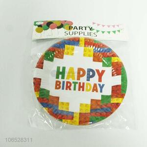 Best sale party supplies round custom printing paper plates