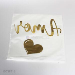 Good quality fashion golden heart bolster case pillow case