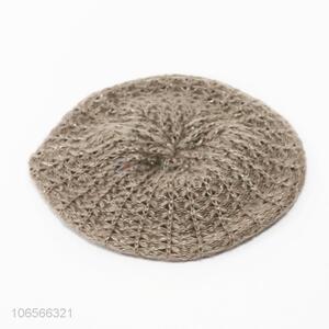 Good price ladies winter warm acrylic hats imitated wool hats