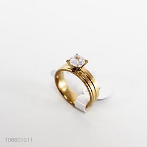 Excellent quality hottest gold plated finger rings wedding rings