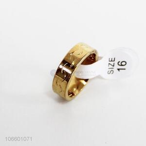 Low price hottest gold plated finger rings band rings