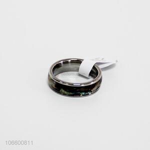 Customized personality shell finger ring alloy ring men jewelry