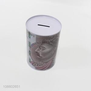 Custom Polish Money Pattern Cylindrical Money Box