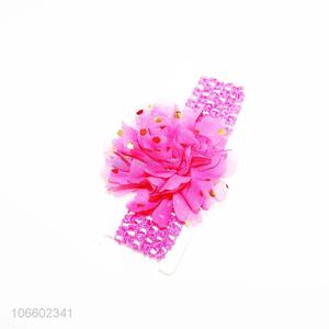 Good quality fashion women weaving hairband flower headband