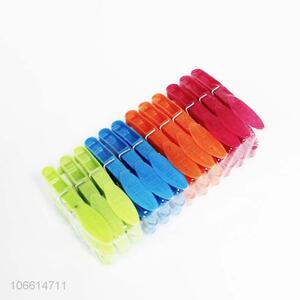 Factory Supplies 24 Pieces Plastic Clothes Pegs