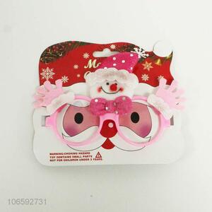 New products Christmas snowman design party glasses for Christmas