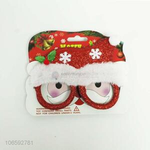 Hot selling Christmas hat design party glasses for Xmas decoration