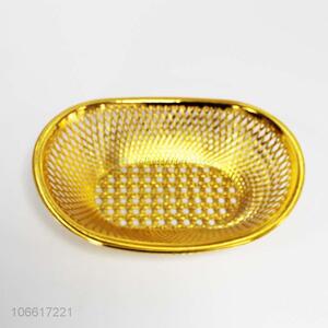 High Quality Gold Plastic Vegetable/Fruit Basket