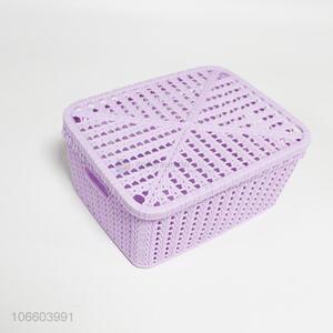 Wholesale Plastic Storage Basket With Cover