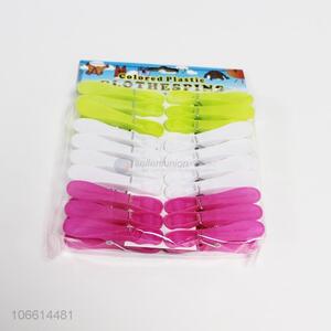 Promotional small colored plastic clothespins with good quality