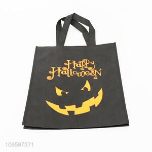 Promotional Halloween pumpkin printed nonwovens shopping bag