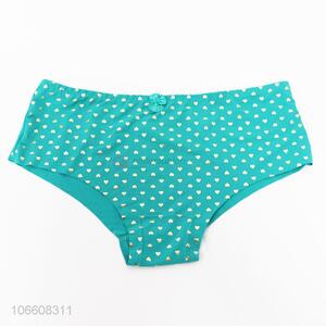 New products women fashion heart printing seamless briefs