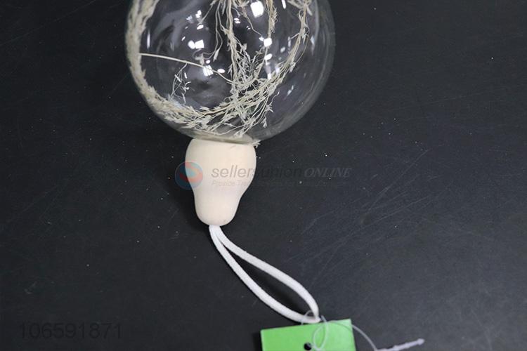 New design Xmas decoration delicate glass ball bauble