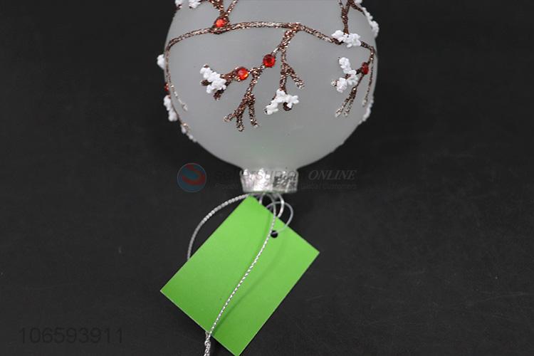 Bottom price Christmas tree ornaments glass ball