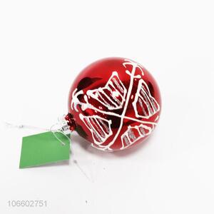 China maker Christmas tree ornaments glitter glass ball