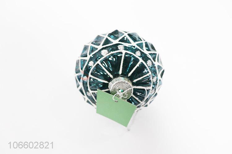 Hot sales Christmas tree ornaments peg-top glass ball