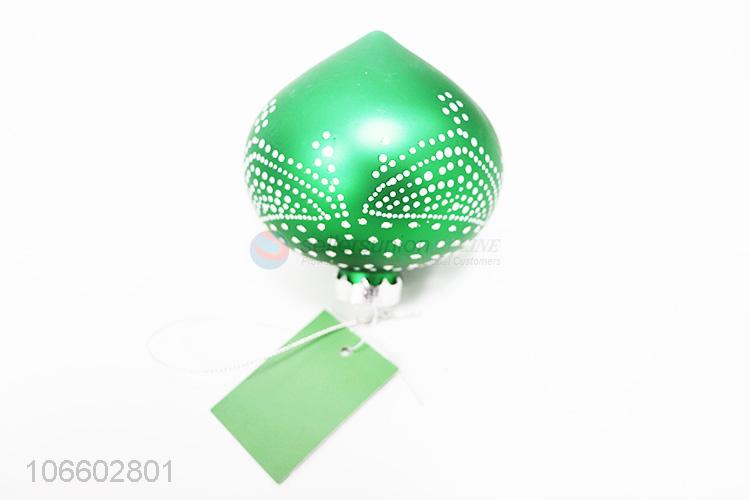 Dependable factory festival decoration spinning top Christmas glass balls
