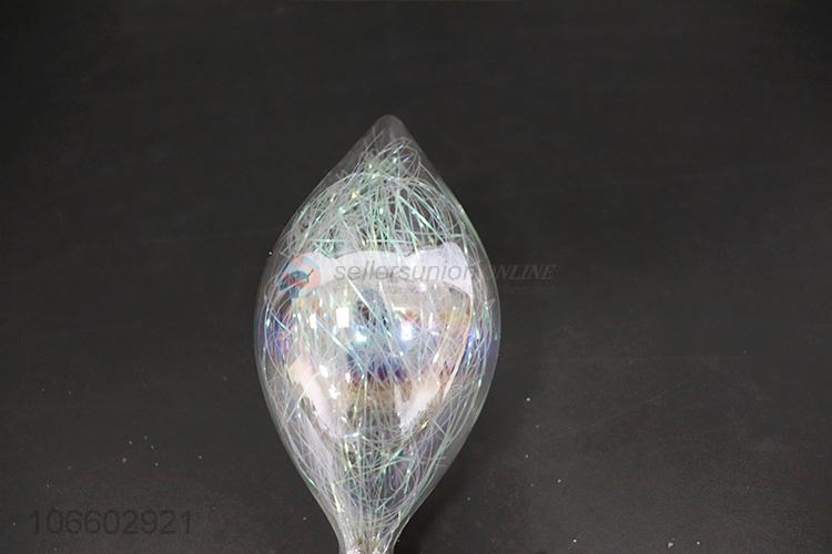 Attractive design decorative led Christmas glass ball ornament