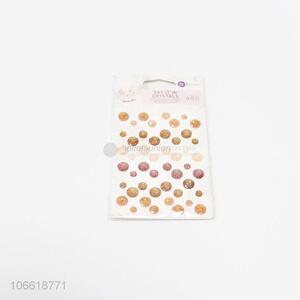 Hot selling exquisite gem stickers adhesive rhinstone stickers