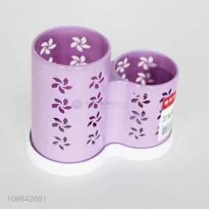Top selling 2 compartments hollowed-out plastic chopsticks holder kitchen tools