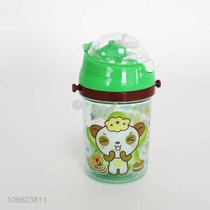 Wholesale cartoon animal printed plastic water cup for kids