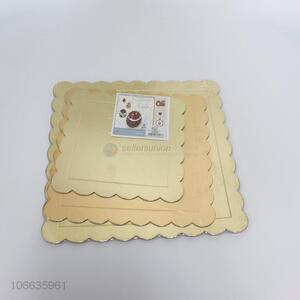 Good quality wholesale golden 30*30cm paper cake stands