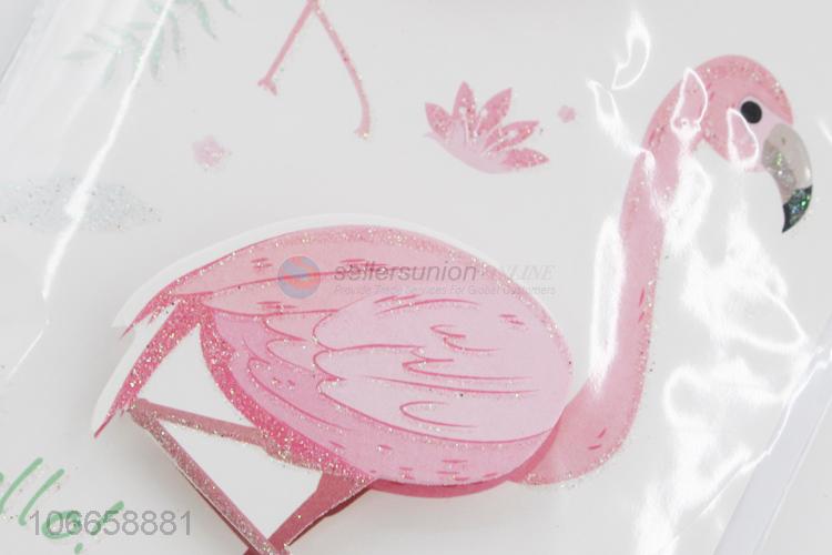 Fashion Style Flamingo Pattern Greeting Card