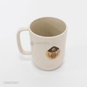 Promotional thick wheat fiber toothbrush cup plastic drinking cup