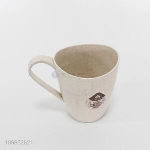 Recent style wheat straw water cup plastic tooth mug