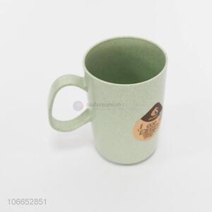 Eco-friendly wheat straw water cup plastic tooth mug