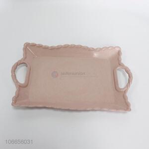 Promotional <em>healthy</em> wheat plastic food tray food plate serving tray