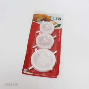 New Design 3 Pieces Plastic Dumpling Mould