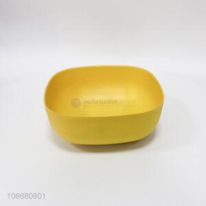 Premium quality bamboo fiber colorful square bowl