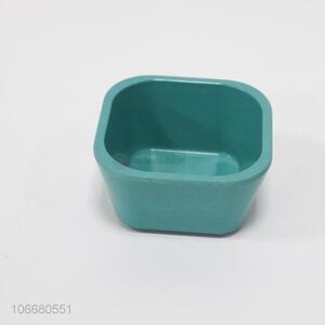 Factory sell eco friendly square bamboo fiber biodegradable bowl