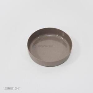 Factory Price Home Use <em>Bamboo</em> Fiber Round Fruit <em>Plate</em>